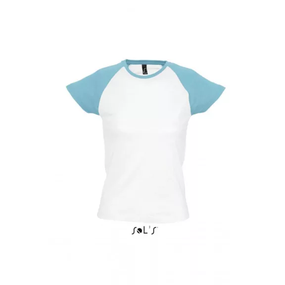 Sol's SO11195 MILKY WOMEN'S 2-COLOR RAGLAN SLEEVES T-SHIRT