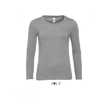   Sol's MAJESTIC - WOMEN'S ROUND COLLAR LONG SLEEVE T-SHIRT