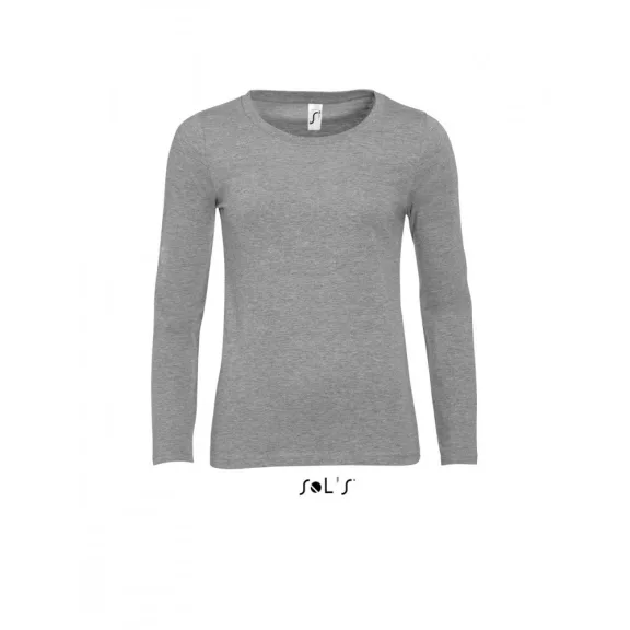 Sol's MAJESTIC - WOMEN'S ROUND COLLAR LONG SLEEVE T-SHIRT
