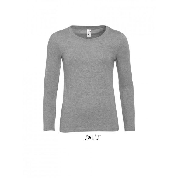 Sol's SO11425 MAJESTIC - WOMEN'S ROUND COLLAR LONG SLEEVE T-SHIRT