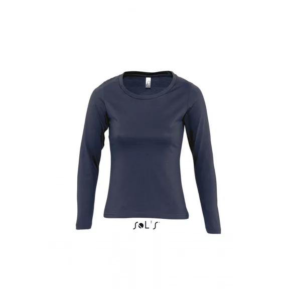 Sol's MAJESTIC - WOMEN'S ROUND COLLAR LONG SLEEVE T-SHIRT