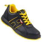 Pantofi de protectie din piele de vacă cu bombeu metalic, talpa antiderapanta Urgent 227 S1