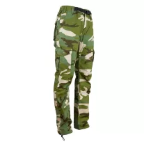 Pantaloni camuflaj din 100% material natural Urgent 740