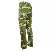 Pantaloni camuflaj din 100% material natural Urgent 740