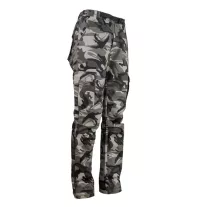 Pantaloni camuflaj Gri din 100% material natural Urgent 741