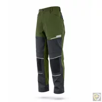 Pantaloni de lucru Urgent URG-773 verde-grafit cu 9 buzunare