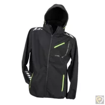 Jachetă softshell neagră pentru bărbați 938, 310 g/m²