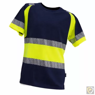 Tricou din bumbac cu elemente reflectorizante Urgent 965