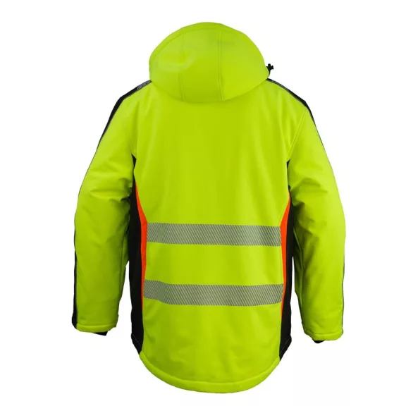 Jachetă seftshell de iarnă, groasă și reflectorizantă Urgent 980 