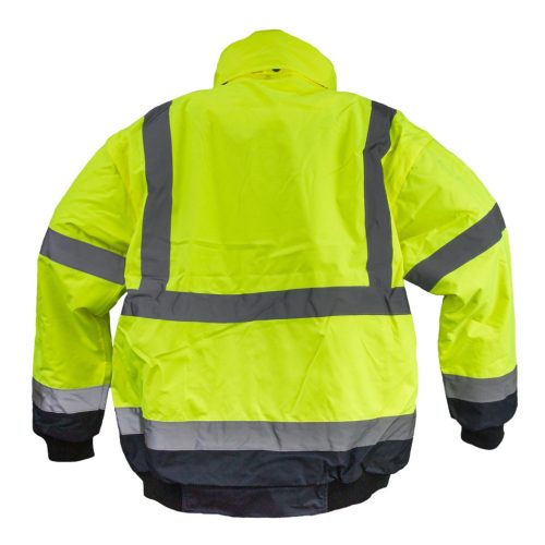 Urgent 3 az 1-ben fényvisszaverő dzseki zöld, vízálló, oxford