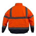 Urgent Bomber fényvisszaverő dzseki, narancssárga oxford