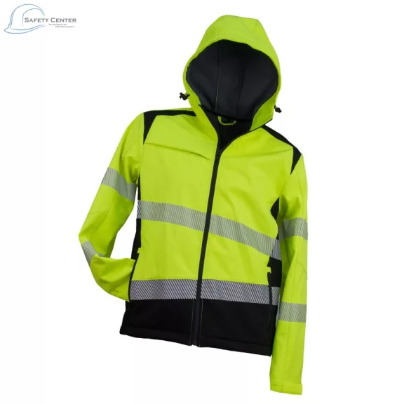 Jachetă softshell  reflectorizant Urgent HV-LX19283 Mărimea M