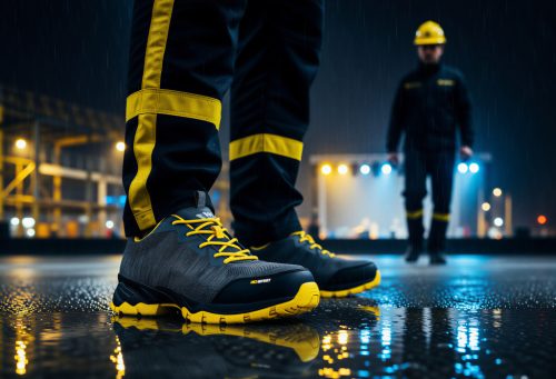 Adidași de protecție premium, ergonomici, cu bombeu și lamelă Georgia S1P SRA